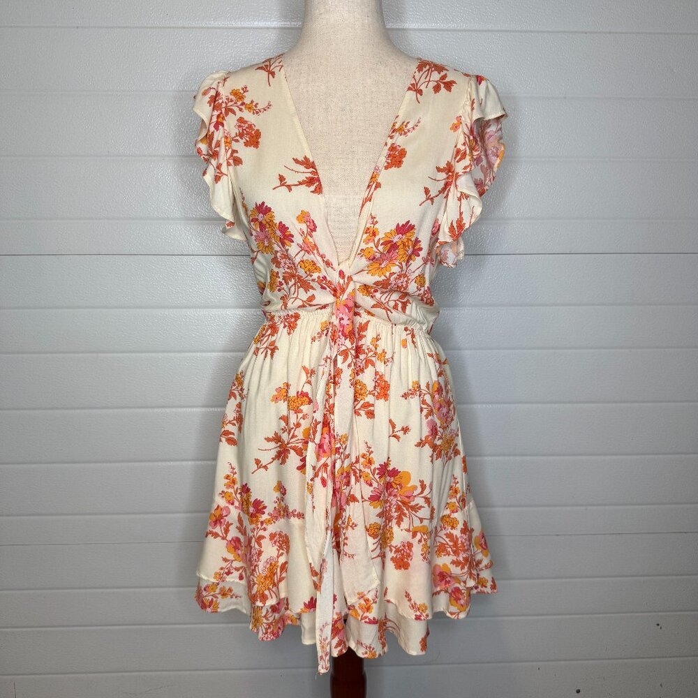 Dear Siouxsie Floral Ruffle Mini Dress
